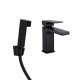 Смеситель для раковины Qtap Gemini (с гигиеническим душем) QTGEM272BLM45690 Black Matt Смеситель для раковины Qtap Gemini (с гигиеническим душем) QTGEM272BLM45690 Black Matt