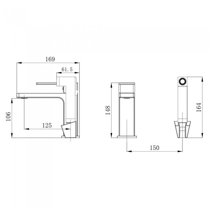 Смеситель для раковины Qtap Gemini (с гигиеническим душем) QTGEM272CRW45691 Chrome/White Смеситель для раковины Qtap Gemini (с гигиеническим душем) QTGEM272CRW45691 Chrome/White