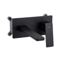 Смеситель для раковины Qtap Gemini скрытого монтажа QTGEM273BLM45694 Black Matt Смеситель для раковины Qtap Gemini скрытого монтажа QTGEM273BLM45694 Black Matt