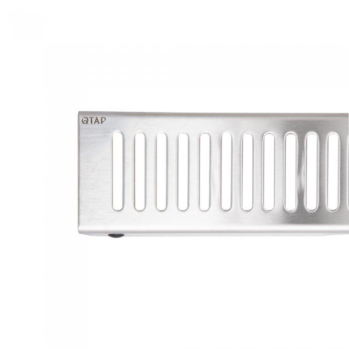 Трап из нержавеющей стали Qtap Taurus FA900 линейный с сухим затвором