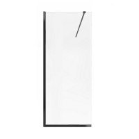 Душова перегородка Qtap Walk-In Standard BLM209.C8 90х200 см, скло Clear 8 мм, покриття CalcLess