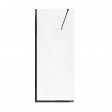 Душова перегородка Qtap Walk-In Standard BLM209.C8 90х200 см, скло Clear 8 мм, покриття CalcLess