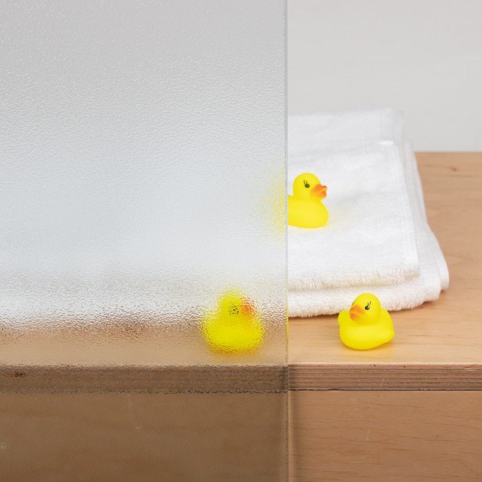 Штора на ванну Qtap Standard BLM407513APL скло Pear 6 мм, 75х140 см, ліва