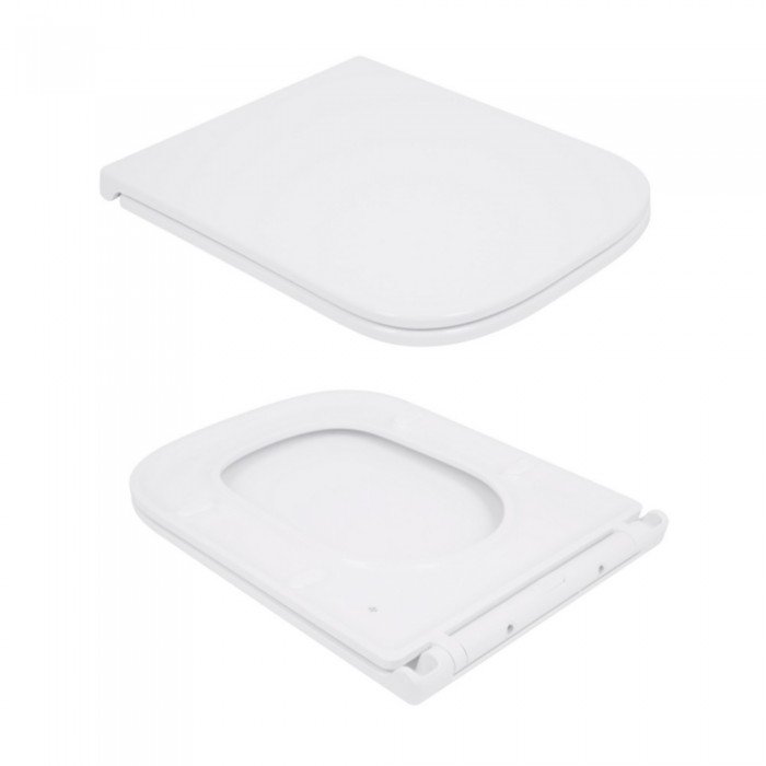 Унітаз підлоговий Qtap Tern Ultra Quiet безобідковий з сидінням Soft-Close QT17226003AW White Унітаз підлоговий Qtap Tern Ultra Quiet безобідковий з сидінням Soft-Close QT17226003AW White
