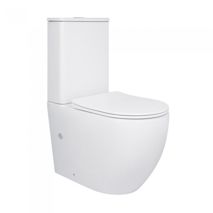 Унитаз-компакт Qtap Robin Ultra Quiet безободковый с сиденьем Soft-close QT13226089AW Унитаз-компакт Qtap Robin Ultra Quiet безободковый с сиденьем Soft-close QT13226089AW