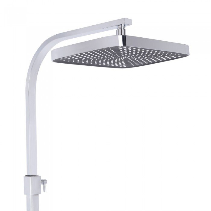 Душевая система универсальная Qtap Swan Cascada термостатическая на три потребителя (с изливом) QTSWA112CRM45902 Chrome