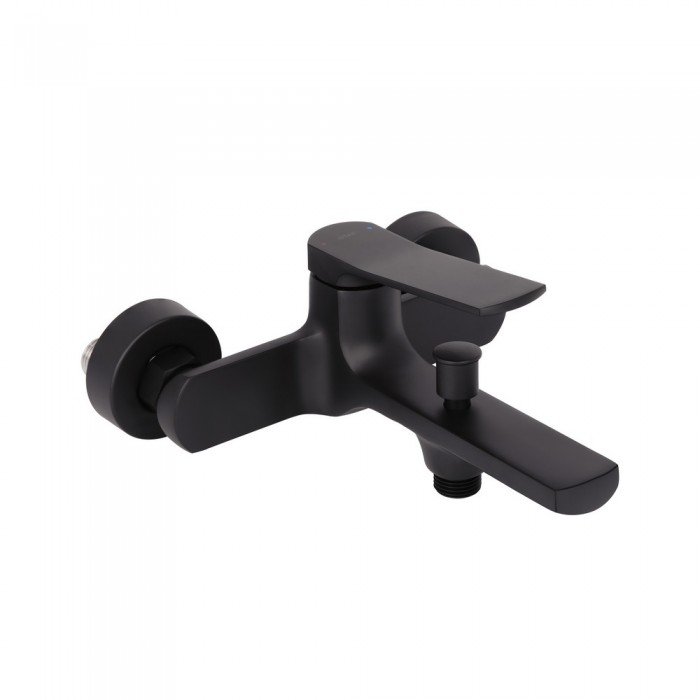 Смеситель для ванны Qtap Slavonice QTSLA259BLM45918 Black Matt Смеситель для ванны Qtap Slavonice QTSLA259BLM45918 Black Matt