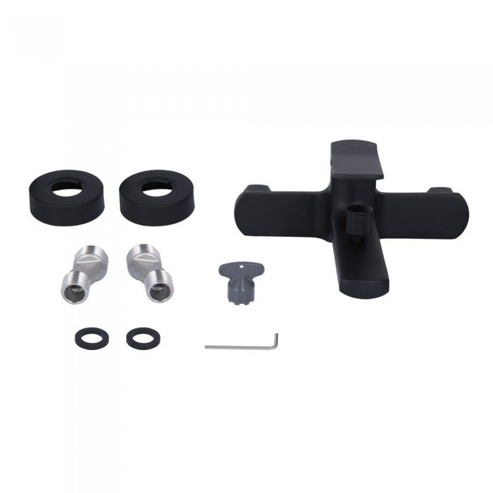 Смеситель для ванны Qtap Slavonice QTSLA259BLM45918 Black Matt Смеситель для ванны Qtap Slavonice QTSLA259BLM45918 Black Matt