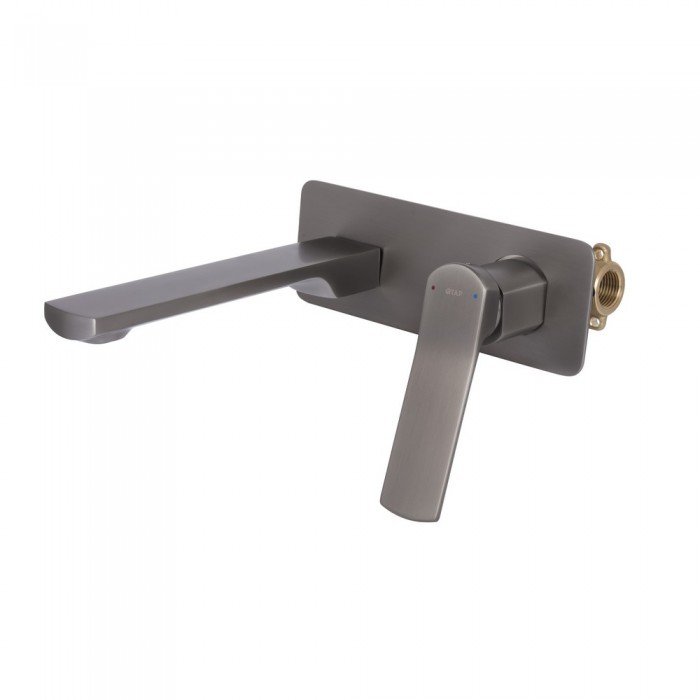 Смеситель для раковины Qtap Slavonice скрытого монтажа QTSLA273GMB45920 Gunmetal Black PVD Смеситель для раковины Qtap Slavonice скрытого монтажа QTSLA273GMB45920 Gunmetal Black PVD