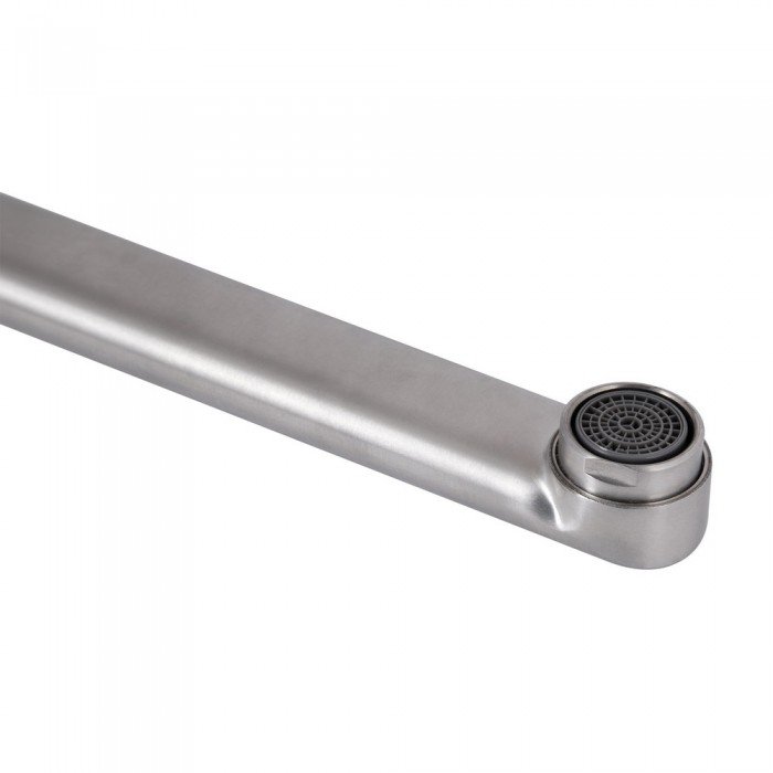 Змішувач для ванни Lidz Luna 005 (з душовим гарнітуром) (k35) LDLUN005NKS46093 Nickel Змішувач для ванни Lidz Luna 005 (з душовим гарнітуром) (k35) LDLUN005NKS46093 Nickel