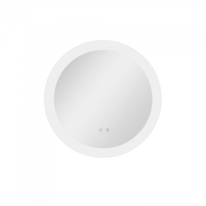 Зеркало Qtap Taurus R600 с LED-подсветкой Touch, с антизапотеванием, с диммером, рег. темп. цвета (3000-6500K) QT2478R607