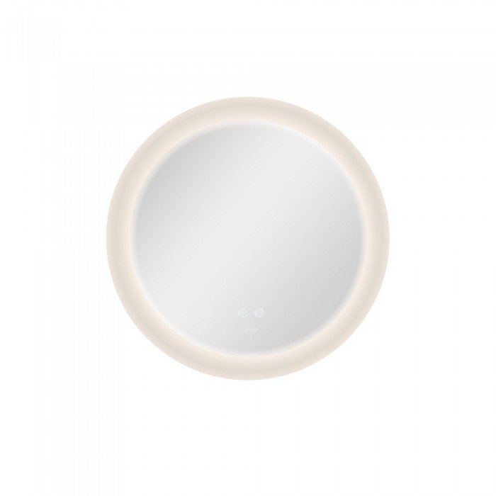 Зеркало Qtap Taurus R600 с LED-подсветкой Touch, с антизапотеванием, с диммером, рег. темп. цвета (3000-6500K) QT2478R607
