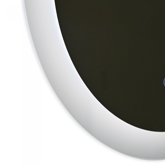 Зеркало Qtap Taurus R600 с LED-подсветкой Touch, с антизапотеванием, с диммером, рег. темп. цвета (3000-6500K) QT2478R607