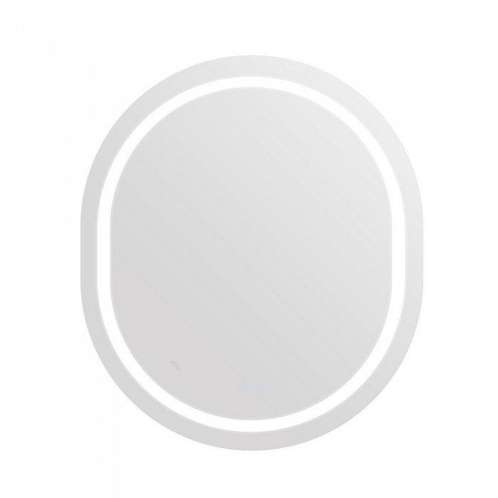 Зеркало Qtap Gemini 800х700 с LED-подсветкой Touch, с антизапотеванием, с диммером, рег. темп. цвета (3000-6500K) Reverse QT2578R8070