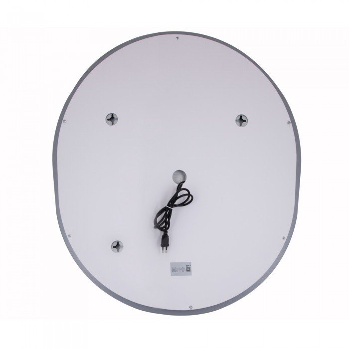 Зеркало Qtap Gemini 800х700 с LED-подсветкой Touch, с антизапотеванием, с диммером, рег. темп. цвета (3000-6500K) Reverse QT2578R8070
