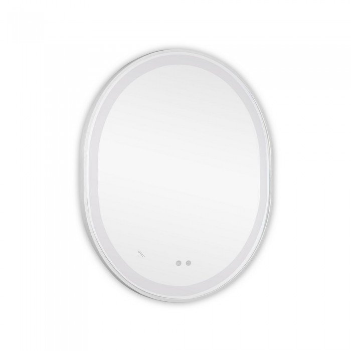 Зеркало Qtap Gemini 800х700 с LED-подсветкой Touch, с антизапотеванием, с диммером, рег. темп. цвета (3000-6500K) Reverse QT2578R8071W