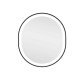 Зеркало Qtap Gemini 800х700 с LED-подсветкой Touch, с антизапотеванием, с диммером, рег. темп. цвета (3000-6500K) Reverse QT2578R8072B