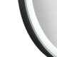 Зеркало Qtap Gemini 800х700 с LED-подсветкой Touch, с антизапотеванием, с диммером, рег. темп. цвета (3000-6500K) Reverse QT2578R8072B