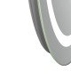 Зеркало Qtap Gemini 600х800 с LED-подсветкой Touch, с антизапотеванием, с диммером, рег. темп. цвета (3000-6500K) Reverse QT2578R6080