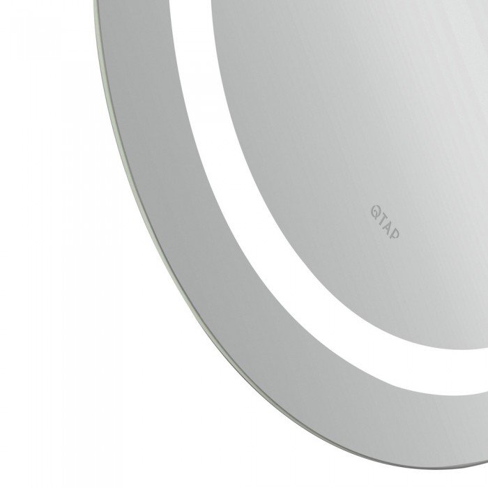 Зеркало Qtap Gemini 600х800 с LED-подсветкой Touch, с антизапотеванием, с диммером, рег. темп. цвета (3000-6500K) Reverse QT2578R6080
