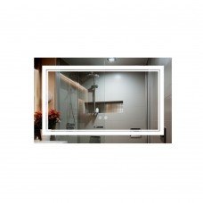 Зеркало Qtap Cardinal (CA1) 800х500 с LED-подсветкой Touch, с антизапотеванием, с диммером, рег. темп. цвета (3000-6500K) Reverse QT0478C5080
