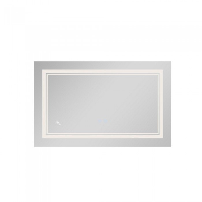 Зеркало Qtap Cardinal (CA1) 800х500 с LED-подсветкой Touch, с антизапотеванием, с диммером, рег. темп. цвета (3000-6500K) Reverse QT0478C5080