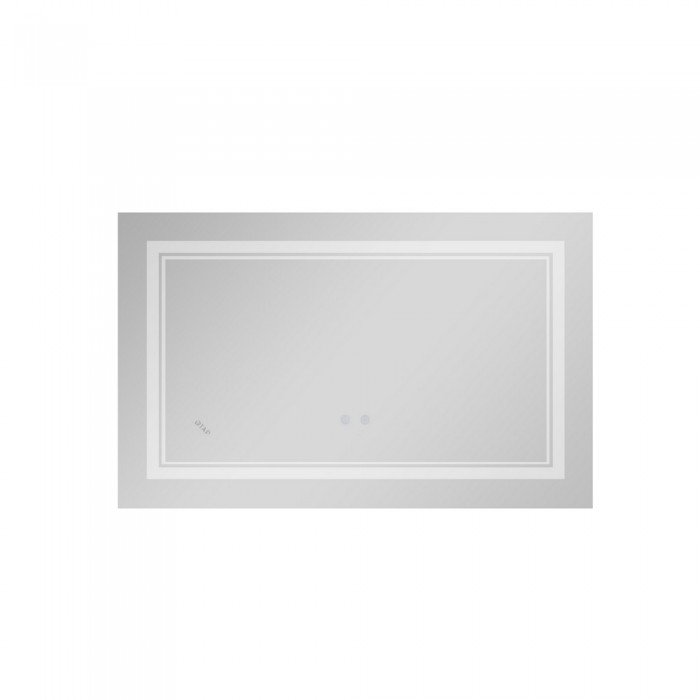 Зеркало Qtap Cardinal (CA1) 700х500 с LED-подсветкой Touch, с антизапотеванием, с диммером, рег. темп. цвета (3000-6500K) QT0478C5070