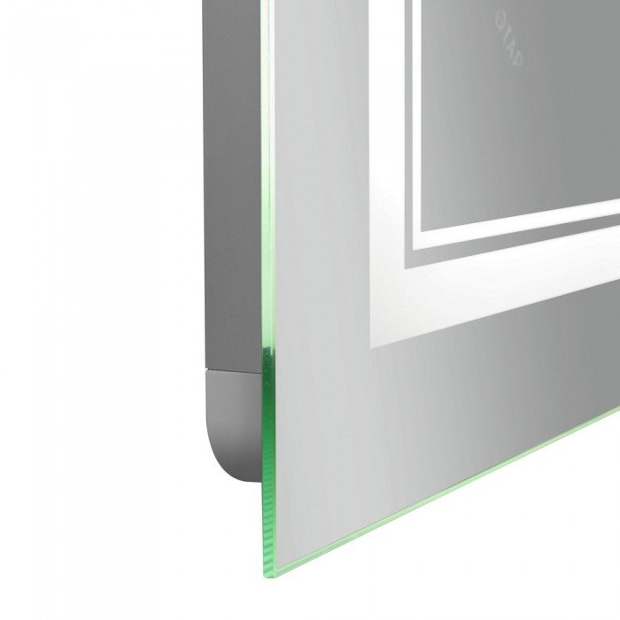Зеркало Qtap Cardinal 600х800 с LED-подсветкой Touch, с антизапотеванием, с диммером, рег. темп. цвета (3000-6500K) QT0478C6080