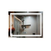 Зеркало Qtap Cardinal (CA1) 1000х800 с LED-подсветкой Touch, с антизапотеванием, с диммером, рег. темп. цвета (3000-6500K) QT0478C10080