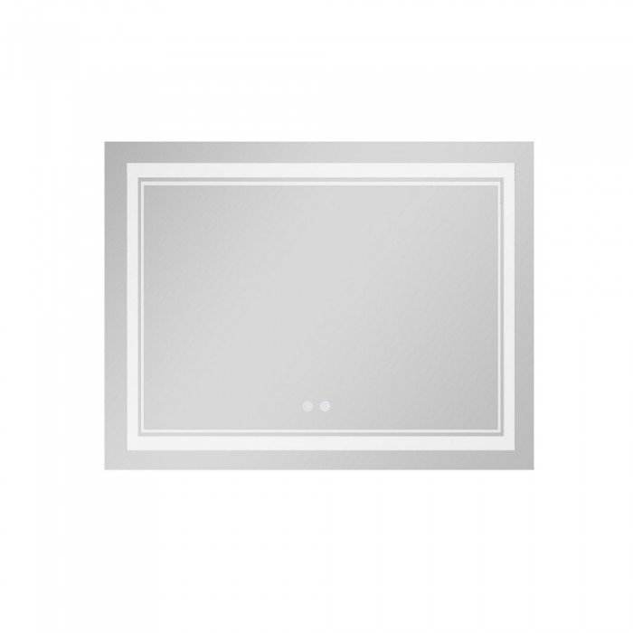 Зеркало Qtap Cardinal (CA1) 1000х800 с LED-подсветкой Touch, с антизапотеванием, с диммером, рег. темп. цвета (3000-6500K) QT0478C10080