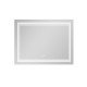 Зеркало Qtap Cardinal (CA1) 1000х800 с LED-подсветкой Touch, с антизапотеванием, с диммером, рег. темп. цвета (3000-6500K) QT0478C10080