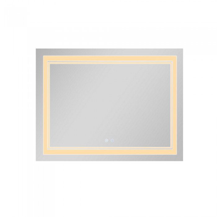 Зеркало Qtap Cardinal (CA1) 1000х800 с LED-подсветкой Touch, с антизапотеванием, с диммером, рег. темп. цвета (3000-6500K) QT0478C10080
