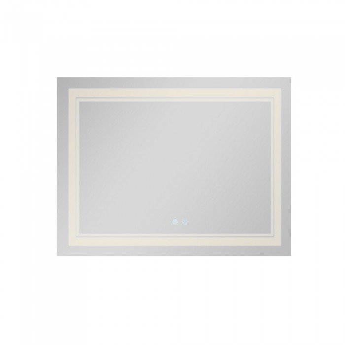 Зеркало Qtap Cardinal (CA1) 1000х800 с LED-подсветкой Touch, с антизапотеванием, с диммером, рег. темп. цвета (3000-6500K) QT0478C10080