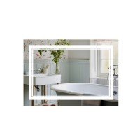 Зеркало Qtap Cardinal 1200х800 с LED-подсветкой Touch, с антизапотеванием, с диммером, рег. темп. цвета (3000-6500K) QT0478C12080