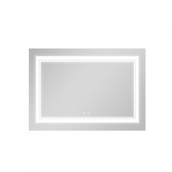 Зеркало Qtap Cardinal 1200х800 с LED-подсветкой Touch, с антизапотеванием, с диммером, рег. темп. цвета (3000-6500K) QT0478C12080