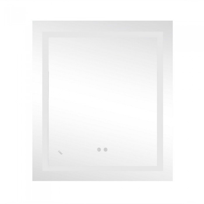 Зеркало Lidz Kubis 700х800 с LED-подсветкой Touch, с антизапотеванием, с диммером, рег. яркости LD78LF9048070