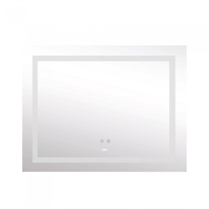 Зеркало Lidz Kubis 1000х800 с LED-подсветкой Touch, с антизапотеванием, с диммером, рег. яркости LD78LF61410080