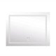 Зеркало Lidz Kubis 1000х800 с LED-подсветкой Touch, с антизапотеванием, с диммером, рег. яркости LD78LF61410080