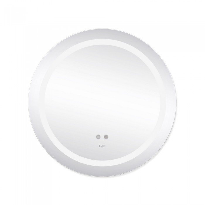 Зеркало Lidz Aria R600 с LED-подсветкой Touch, с антизапотеванием, с диммером, рег. яркости LD78LR600