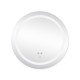 Зеркало Lidz Aria R600 с LED-подсветкой Touch, с антизапотеванием, с диммером, рег. яркости LD78LR600