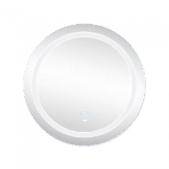 Зеркало Lidz Aria R600 с LED-подсветкой Touch, с антизапотеванием, с диммером, рег. яркости LD78LR600