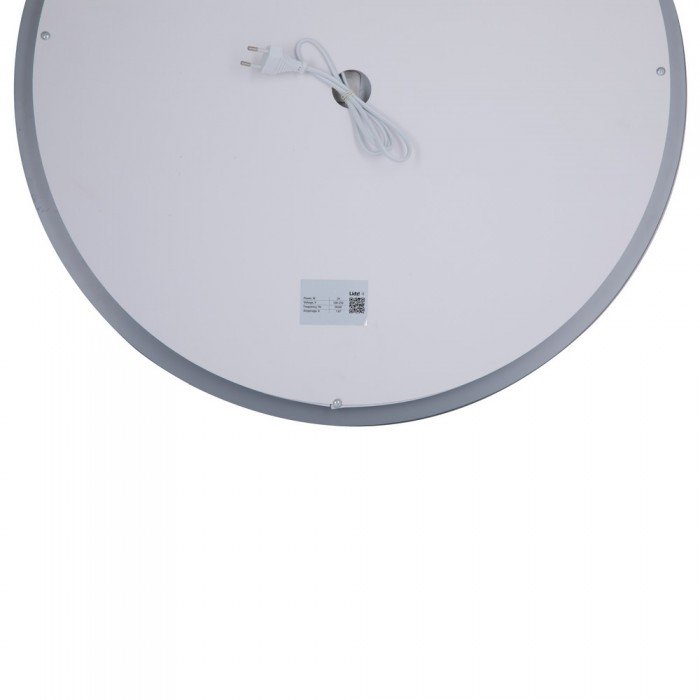 Зеркало Lidz Aria R600 с LED-подсветкой Touch, с антизапотеванием, с диммером, рег. яркости LD78LR600