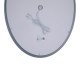 Зеркало Lidz Vida 700х500 с LED-подсветкой Touch, с антизапотеванием, с диммером, рег. яркости LD78LF5070