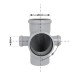 Хрестовина каналізаційна TA Sewage 110х50 90°
