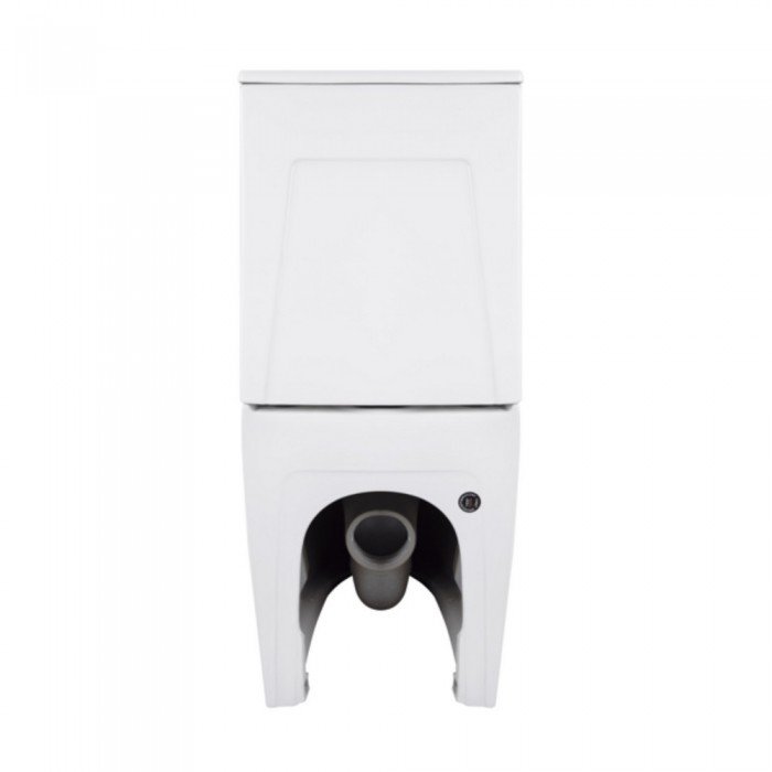 Унітаз підлоговий Qtap Robin New Ultra Quiet безобідковий з сидінням Soft-close WHITE QT13226083AW