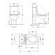 Унітаз підлоговий Qtap Robin Ultra Quiet безобідковий з сидінням Soft-close MATT BLACK QT13226083AMB Унітаз підлоговий Qtap Robin Ultra Quiet безобідковий з сидінням Soft-close MATT BLACK QT13226083AMB
