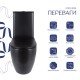 Унітаз підлоговий Qtap Robin Ultra Quiet безобідковий з сидінням Soft-close MATT BLACK QT13226083AMB Унітаз підлоговий Qtap Robin Ultra Quiet безобідковий з сидінням Soft-close MATT BLACK QT13226083AMB