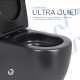 Унітаз підлоговий Qtap Robin Ultra Quiet безобідковий з сидінням Soft-close MATT BLACK QT13226083AMB Унітаз підлоговий Qtap Robin Ultra Quiet безобідковий з сидінням Soft-close MATT BLACK QT13226083AMB