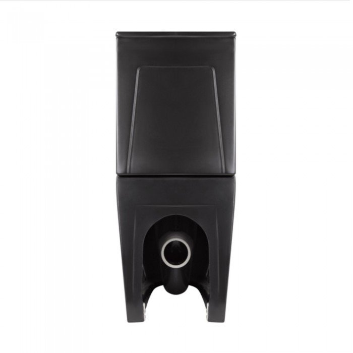 Унітаз підлоговий Qtap Robin Ultra Quiet безобідковий з сидінням Soft-close MATT BLACK QT13226083AMB Унітаз підлоговий Qtap Robin Ultra Quiet безобідковий з сидінням Soft-close MATT BLACK QT13226083AMB