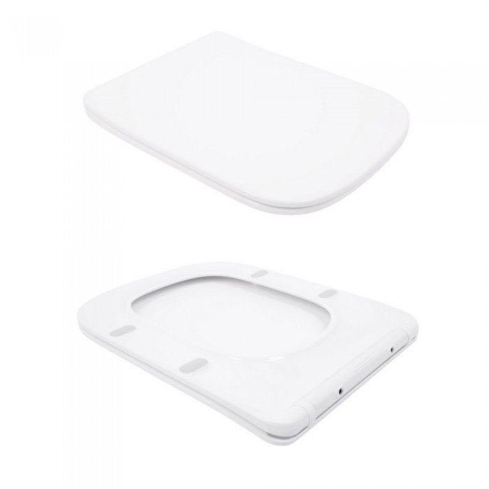Унітаз підвісний Qtap Tern Ultra Quiet безобідковий з сидінням Soft-close WHITE QT17332303AW